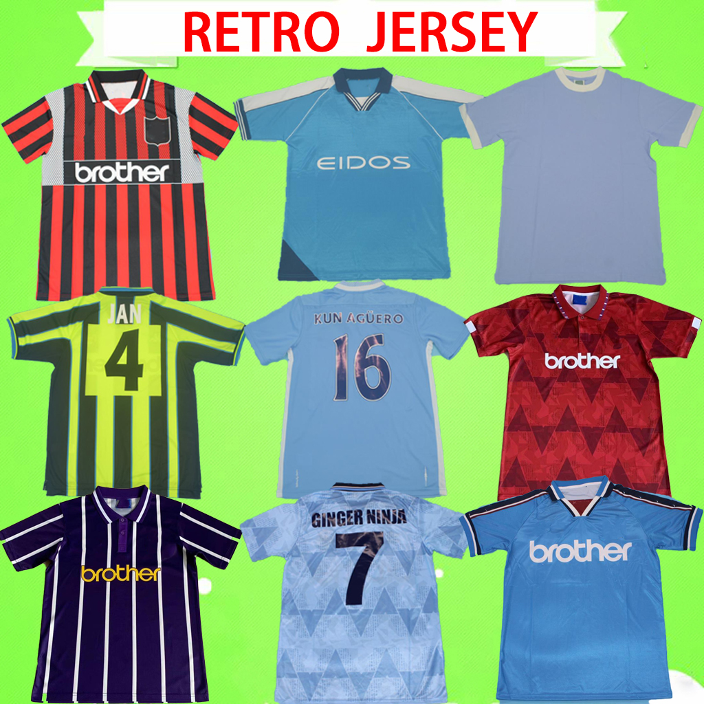 

Manchester Retro Soccer Jerseys 1972 1988 1989 1990 1992 1993 1994 1995 1996 1998 1999 2011 2012 Vintage Classic MAN football shirts ROSLER QUINN ROCASTLE SHERON, 98/99 away