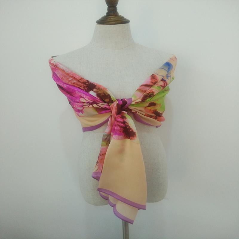 

Scarves Fashion Innovation Female Ornaments Silk Scarf 2021 Trend Comfort Soft