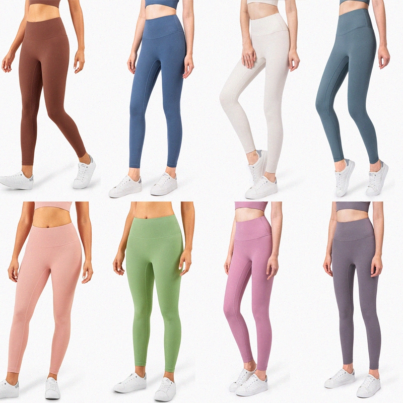 

lu lulu seamless womens yoga leggings suit pants High Waist Align Threaded Sports Raising Hips Gym Wear Elastic Fitness Tights Workout set, I need see other product