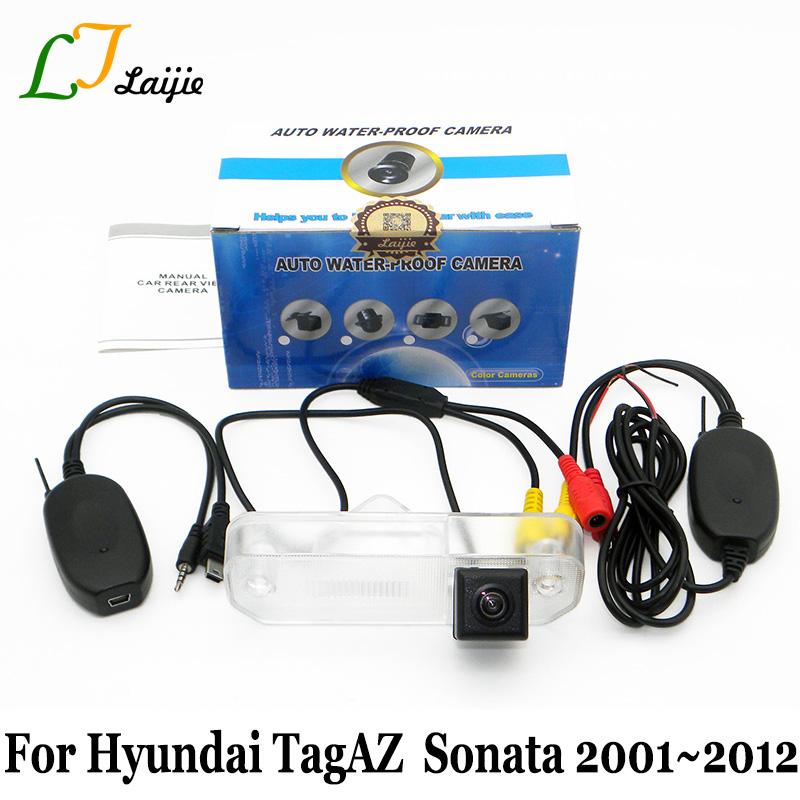 

Car Rear View Cameras& Parking Sensors Reverse Camera For TagAZ Sonata EF Facelift 2001~2012 / HD CCD Night Vision Wireles