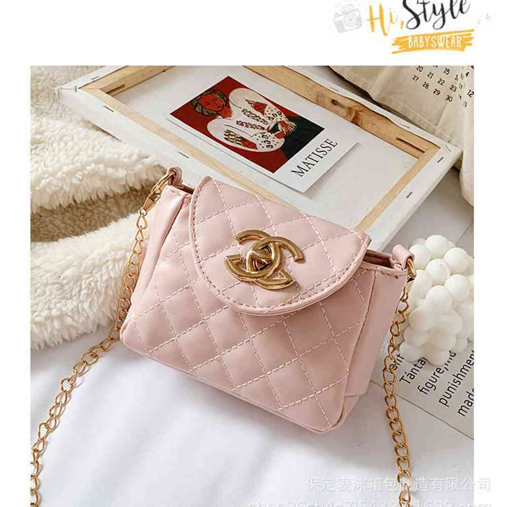 

Fashion Baby Girl's Chain Bag Lovely Princess Mini Messenger Handbag One-shoulder Bags Children's Candy Colors Square Purse Wallet, Black