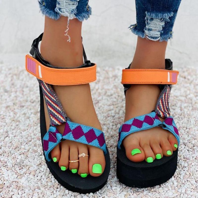 

Brand Women's Platform Gladiator Sandals Ladies Mixed Colors Wedges Summer Ytmtloy Zapatos De Mujer Plataforma, Green