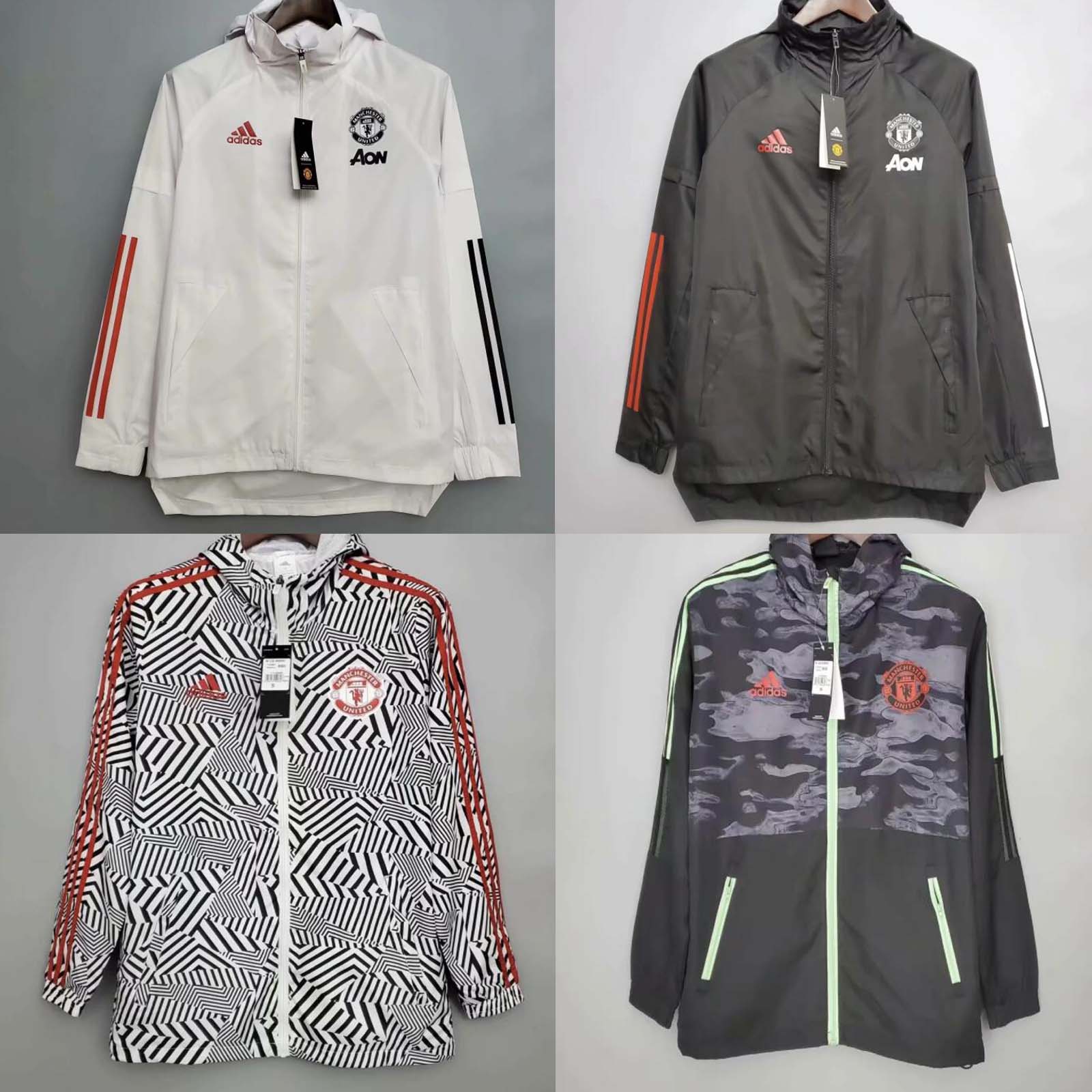 

Manchester United mens soccer survetement de football training suit 21 22 Manchester United Tracksuits sportswear Windbreaker jacket Jersey training wear