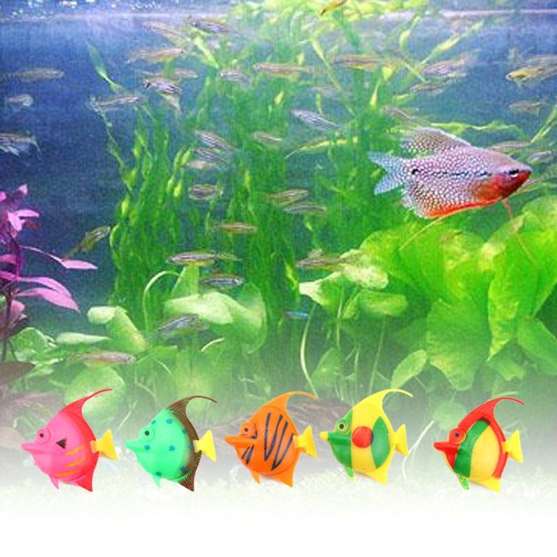 

Decorations 20 Pieces Artificial Aquarium Fish Plastic Realistic Moving Floating Fake Ornament For Shrimp Tank
