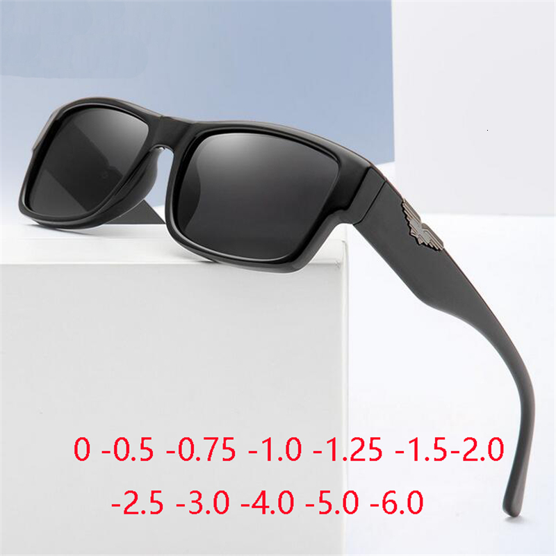 

Sunglasses Sport TR90 Polarized Men Nearsighted Eyewear Anti-glare Minus Lens Prescription Male 0 -0.5 -0.75 To -6.0, White;black