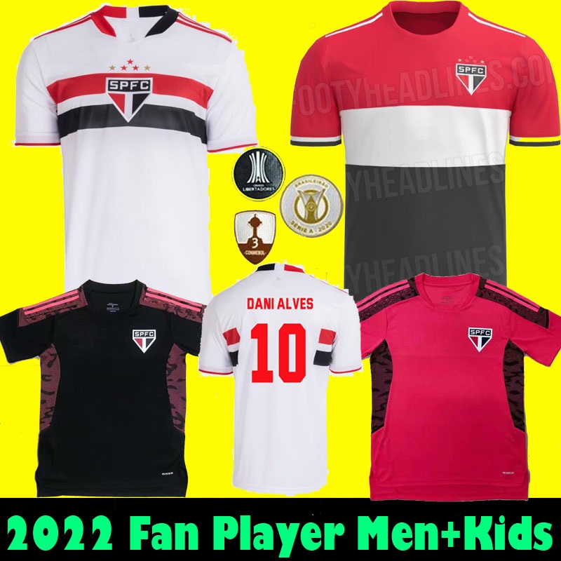 

21 22 Sao Paulo soccer jersey Home 3rd #9 PABLO #10 DANI ALVES #11 LUCIANO Shirt LUAN IGOR GOMES BRENNER 2021 football uniform, Blue