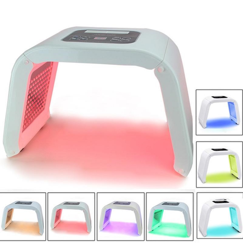 

High Quality 7 Color photon acne treatment foldable led light therapy pdt facial machine