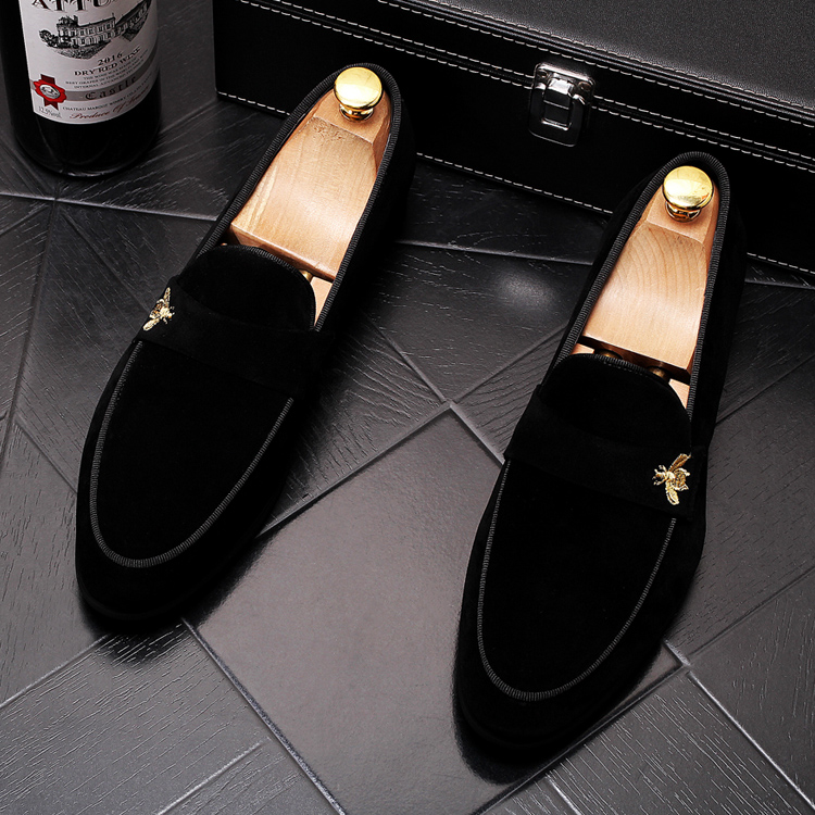 

summer designer Men Groom Dress shoes hairstylist embroidery Luxury Flat Walking Party Footwear