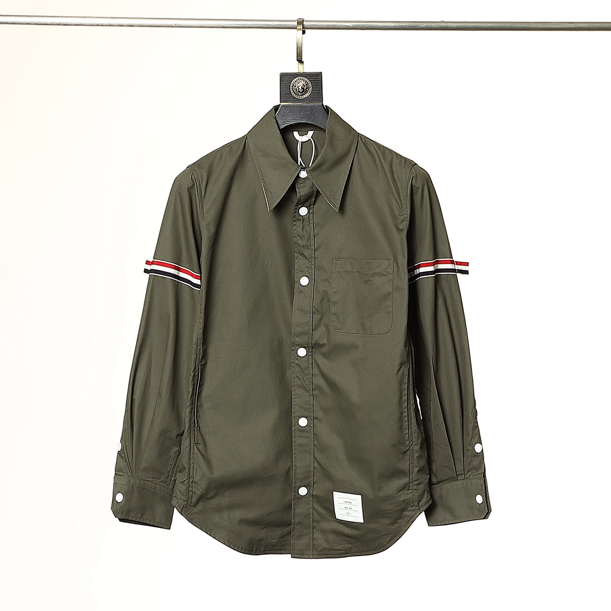 TB Men de chemise Men Fall Nouveau veste à manches longues en coton Double en coton Loose