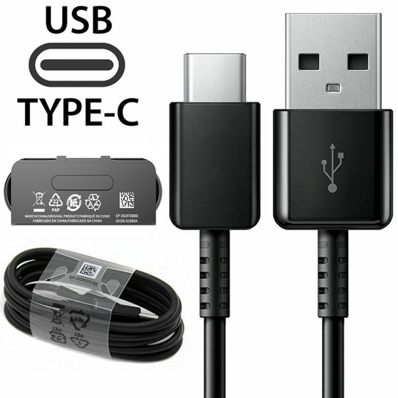 

USB Cables Fast Charger For samsung s8 s10 Type C Charging Cable 1M, Mix color