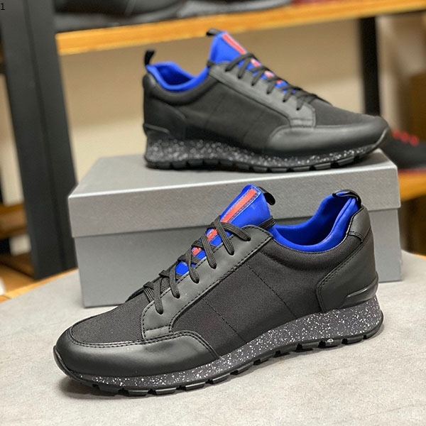 

2021Men Women Fashion Sneakers Black Leather Trainers Runner Womens Flat Outdoor mkjy004