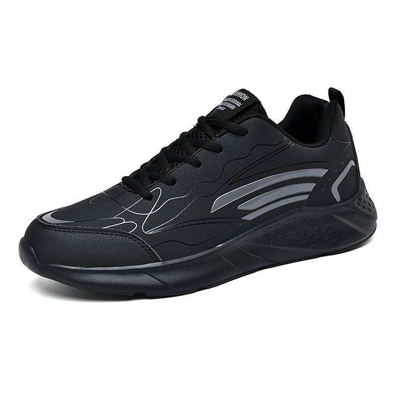 

Top Quality Breathable running shoes men black red lightweight soft sole versatile mens leisure sports sneakers trainers, A1