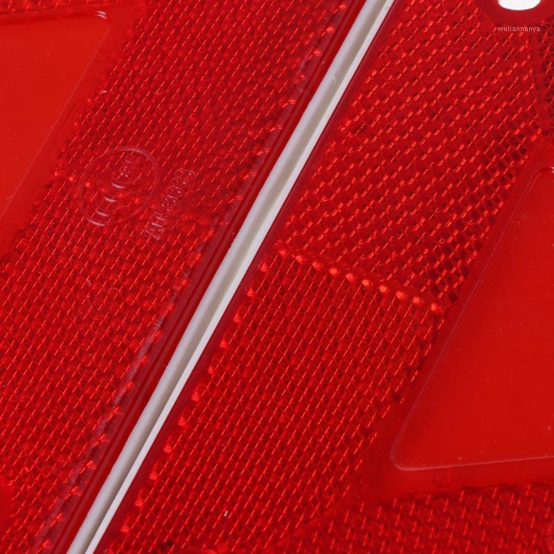 

Emergency Lights 2 Pcs Triangle Warning Reflector Alerts Safety Plate Rear Light Trailer Fire Car