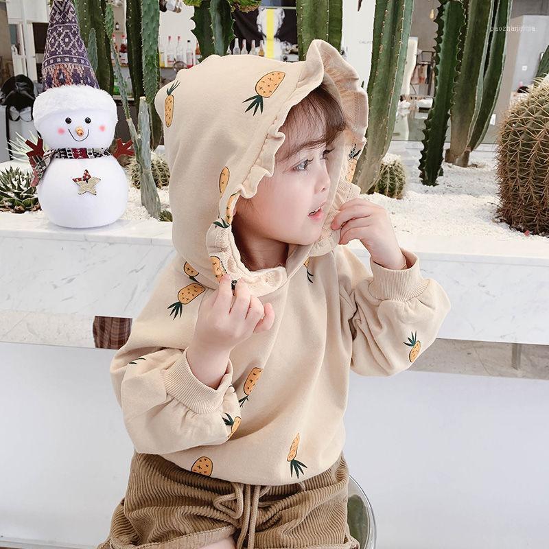 

Hoodies & Sweatshirts 2021 Fall Girls Autumn Sweater Cute Hoded Clothes Korean Top Sweatershirt Baby Out Wear Toddler Hoodie Outfit1, Black
