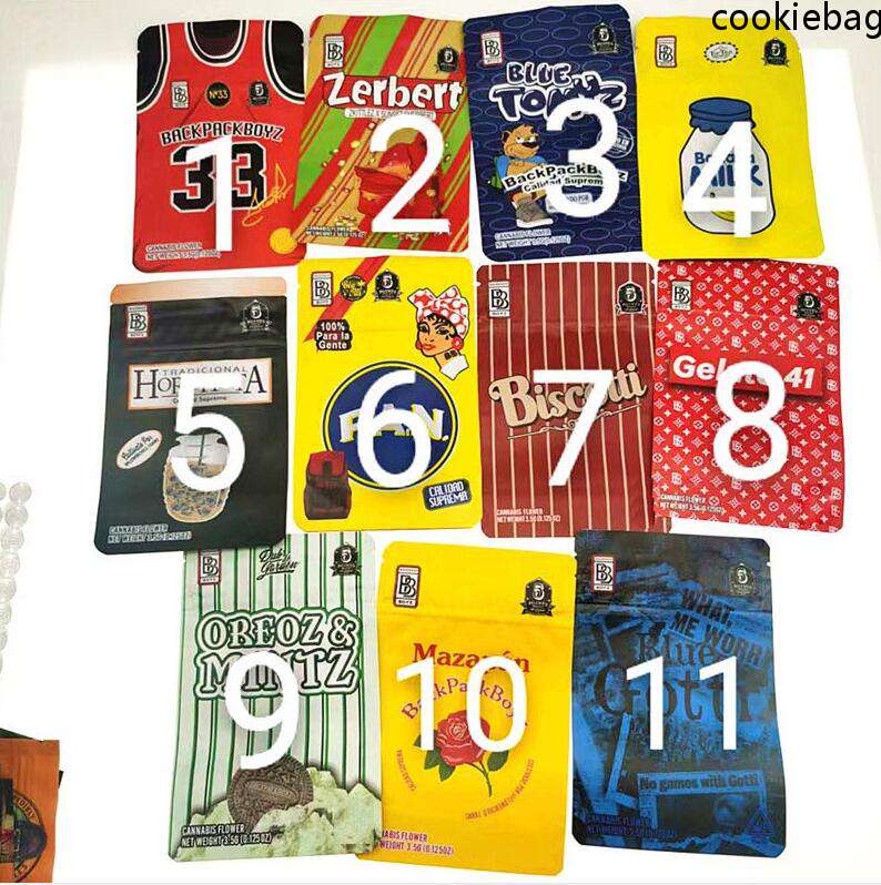 

2021Arrival 3.5g BACKPACK BOYZ 33 bags Strawberry Gelato Banana Milk PAN Tomyz Bags backpack boyz with hologram smell proof