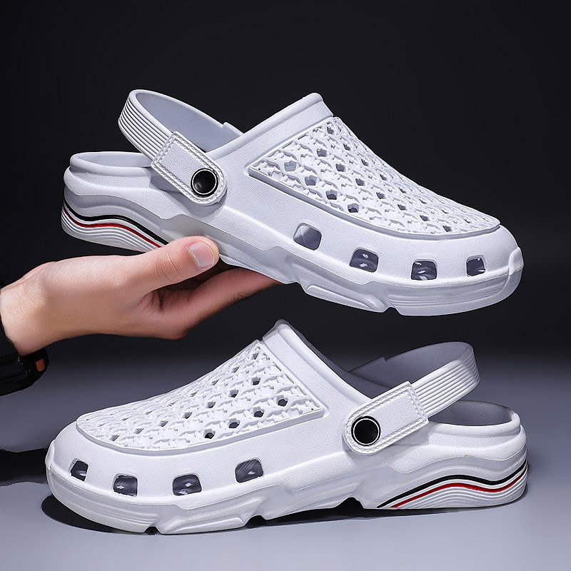 

top quality men women sports trainers size hole sandals shoes trend casual summer 2021 beach dual-use outdoor men's Baotou sandal and slippers code: 28LL-189, 65904