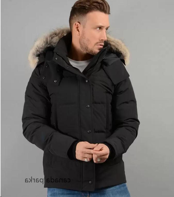 

21SS Winter Down Parka Man Jassen Daunejacke Wyndhams outwear Big Fur Hooded Coat italy Arctic Jacket Men's Homme Doudoune Manteau, Extra shipping