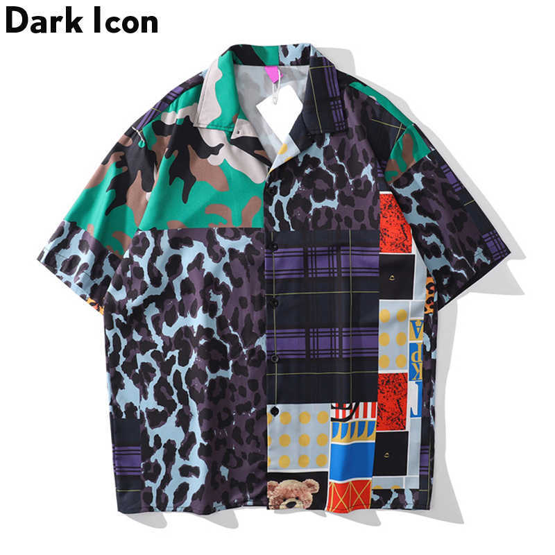 

Black White Striped T-shirt Short Sleeve Summer Round Neck Men's Tshirts Tee Shirts for Man 210603, Hawaiian shirt