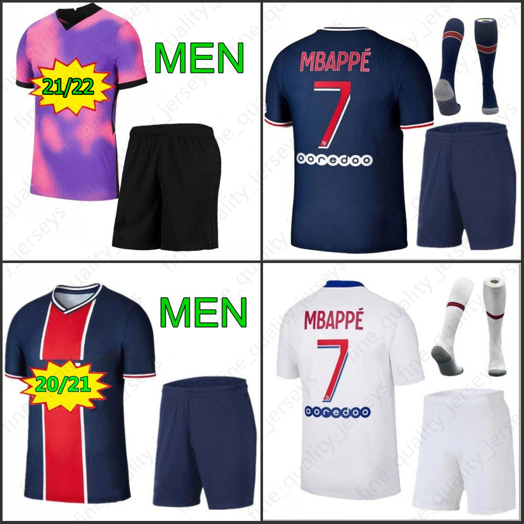 

Maillots De Football Kits 20 21 22 Fourth Soccer Jerseys 2021 2022 MBAPPE ICARDI Shirt Men Kids Short Socks Set Uniform PAREDES VERRATTI Camiseta fútbol Jersey, Men bali