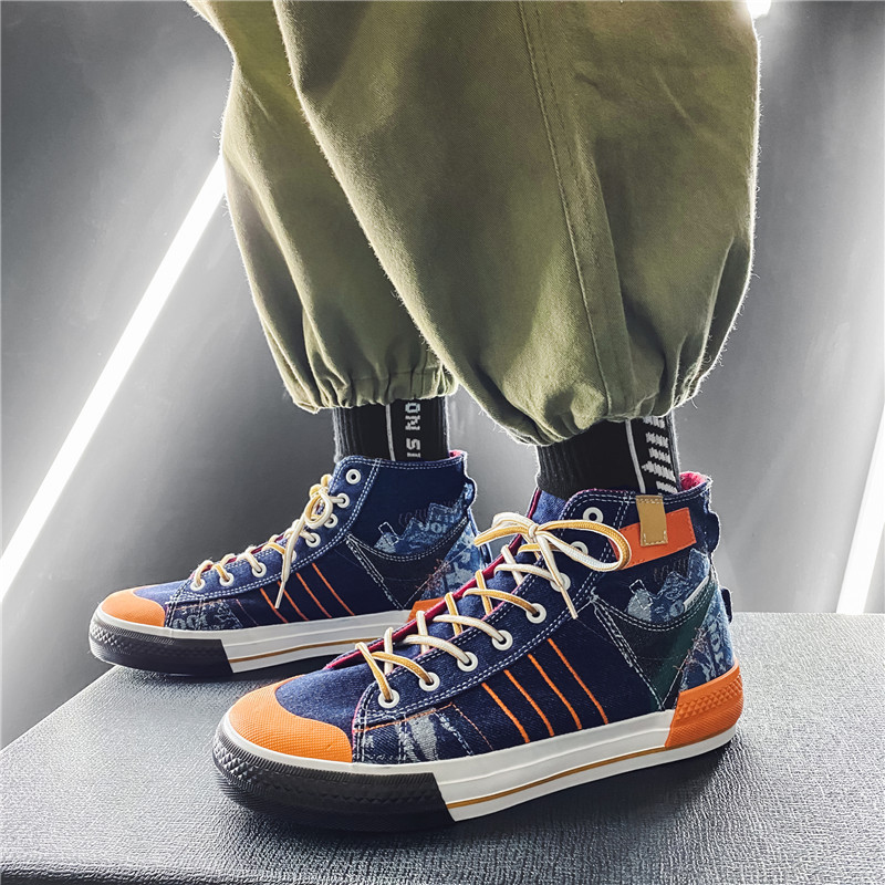 

Original High Top Casual Canvas Comfortable Shoes Men Women Lace-Up Breathable and lightweight Trainers Sports Sneakers Take a walk