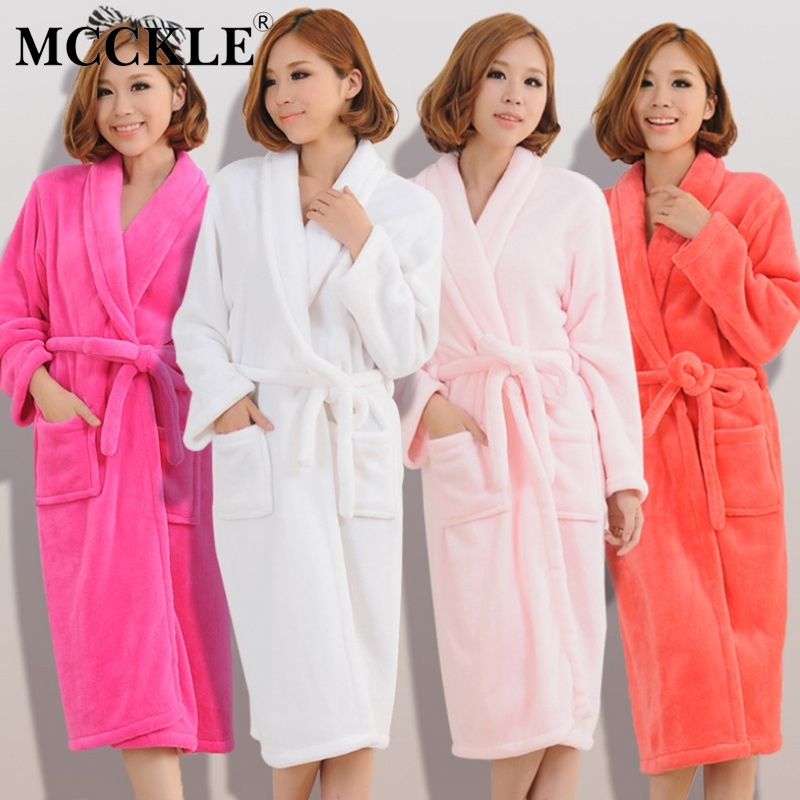 

Women Men Flannel Bathrobe Nightgown Solid Sashes Lace Up Home Clothes Couple Womens Winter Autumn Thick Nightie Female 210524, Navy blue