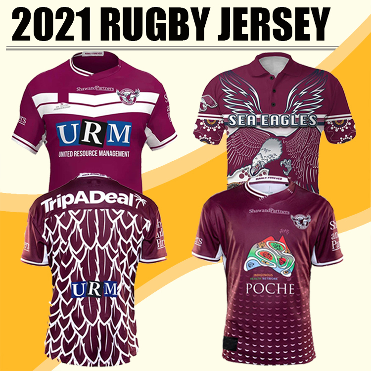 

Top New 2020 2021 MANLY WARRINGAH rugby Jerseys SEA EAGLES Rugby League jersey 20 21 shirts S-5XL, Yellow