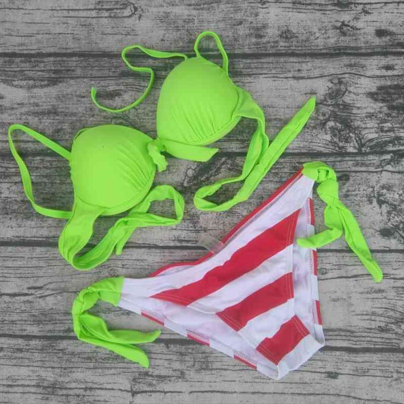 

push up womens swimsuit beach brazilian bikini hard clad steel holding suit, White;black