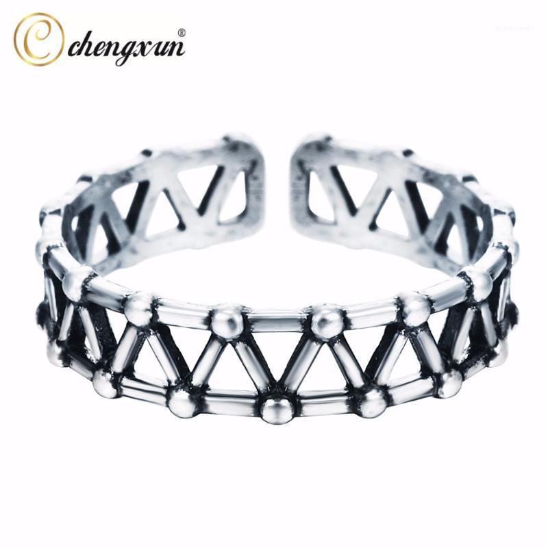 

Cluster Rings CHENGXUN Weave Cross Ring Knuckle Midi Mid Pinkie Toe For Teen Girls Punk Bohemian Vintage Turkish Style1