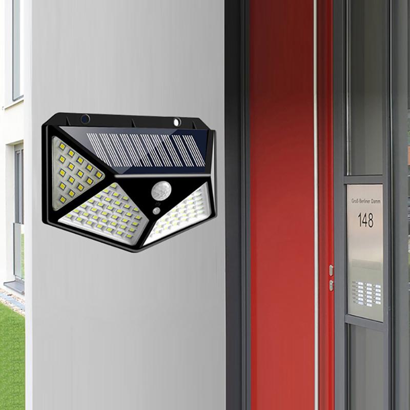 

Night Lights 100 LED Solar Sensor Streets Light PIR Motion Wall Waterproof IP65 Outdoor Garden Yard Emergency Lamp