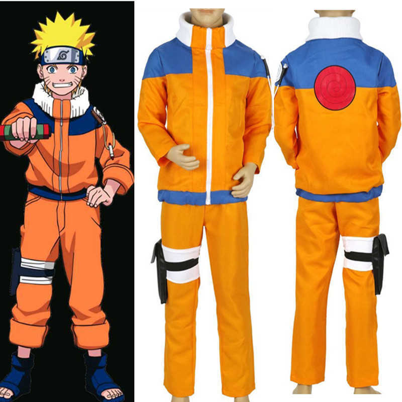 

Harajuku Cosplay Anime character Shippuden Costumes uniform child Kids Boy Stage party clothing Cosplay Halloween Costumes Q0821, Black