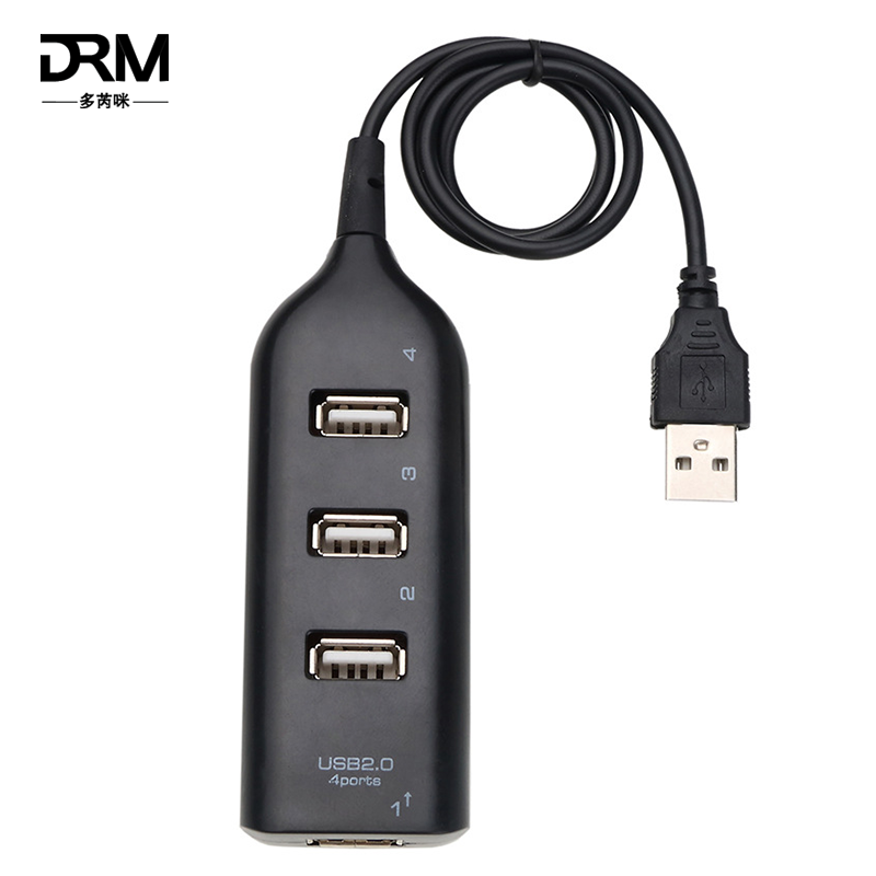 

Hi-Speed Hub Adapter USB Mini 2.0 4-Port Splitter For PC Laptop Notebook Portable Connector Hubs