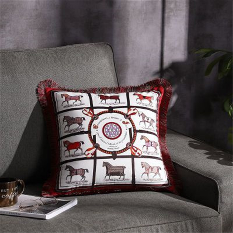 

retro classic Decorative Pillow high quality blended cushion designer Home sofa car pillowcase