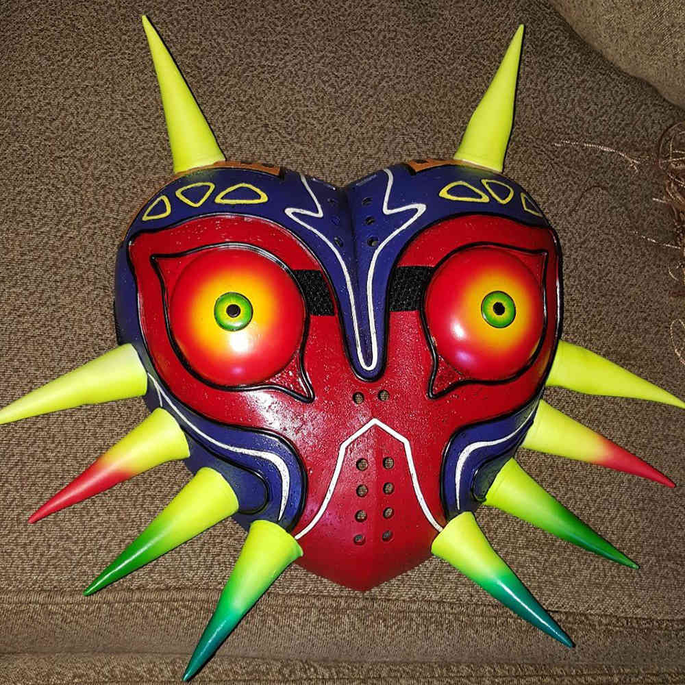 

Party Masks Legend of Zelda linkmezula mask cosplay costume props latex headgear