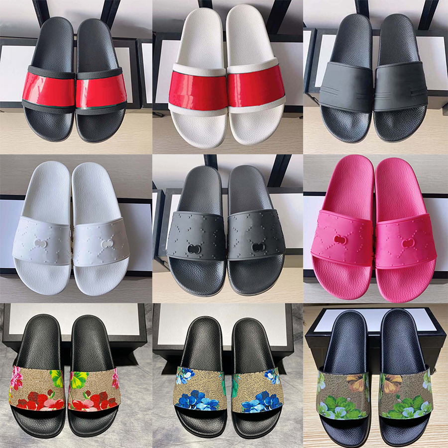 

2021 Woman Man Sandals quality Stylish Slipper Fashion Classics Men Women Flat shoes Slide Eu:35-45 With box 02