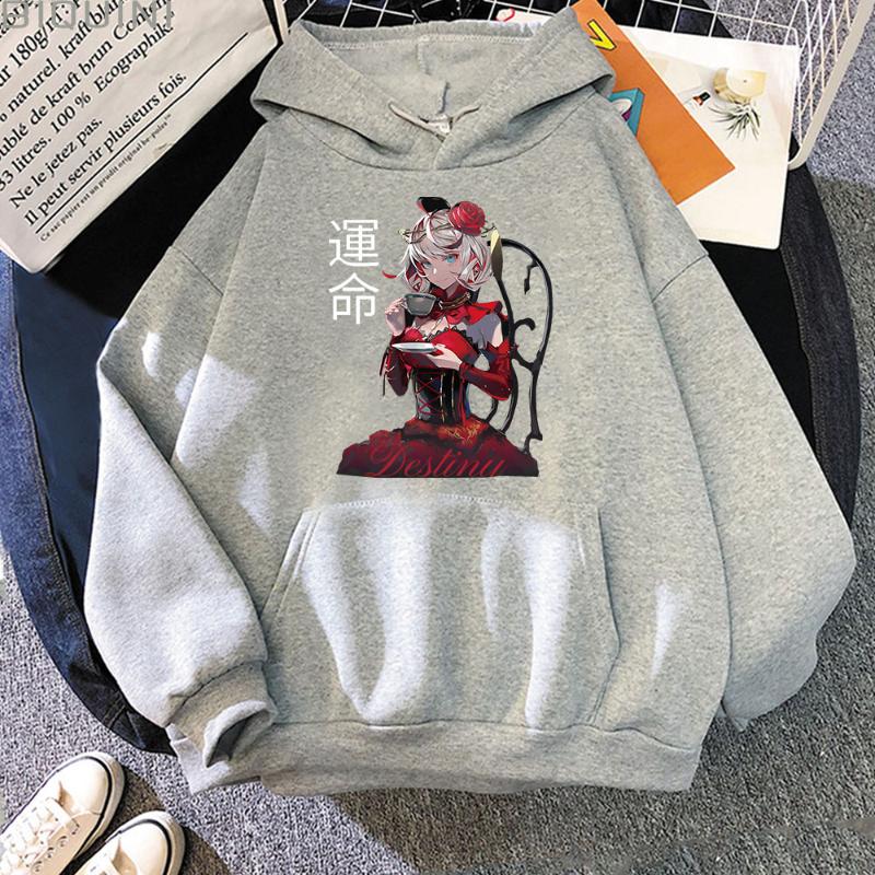 

Women's Hoodies & Sweatshirts Takt Op Cosplay Hoodie Oversized Sweatshirt Long Sleeve Harajuku Pullovers Hip Hop Clothes For Teens M, Black