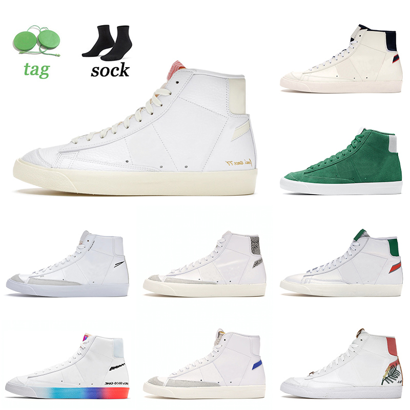 

Popcorn 2021 Top Quality Running Shoes Blazer Mid 77 Vintage Black White Thermal Bright Crimson Low Tennis Trainers Sneakers 36-45, C23 be true