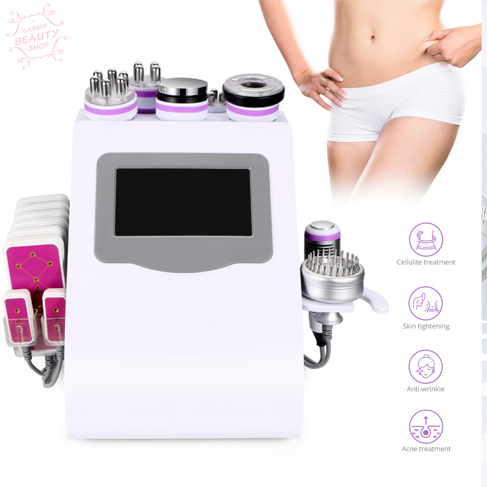 9 IN 1 Hot Effective Strong 40K Ultrasonic Cavitation Body Sculpting Vacuum RF Skin Firm Lift Slimming And Beauty Machine
