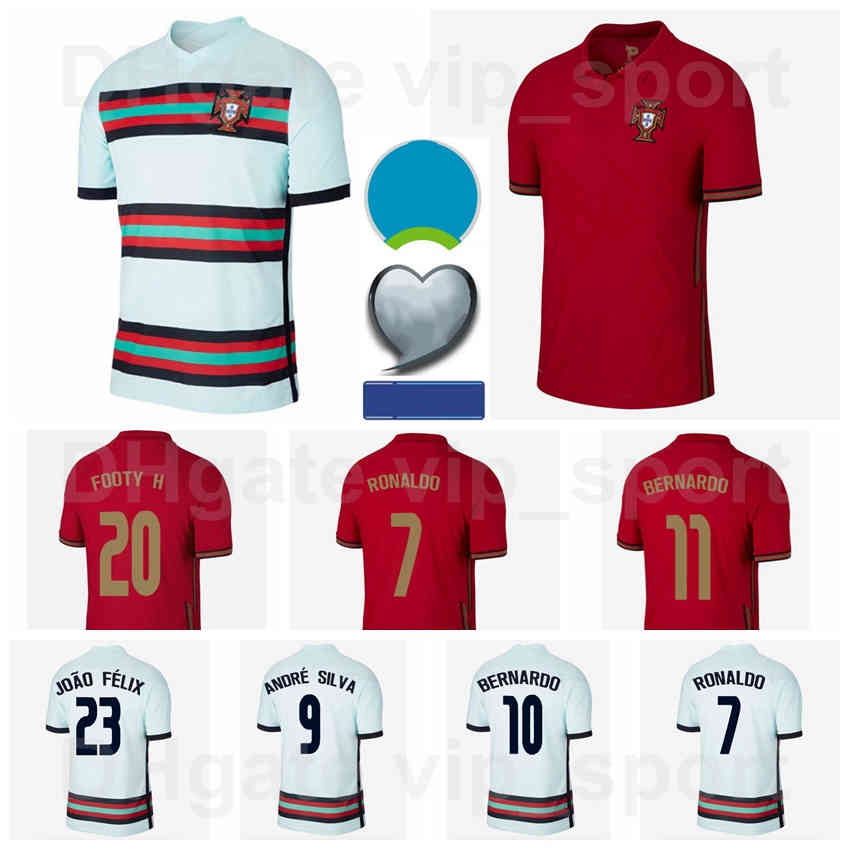 

National Team 2021-2022 Soccer 7 Cristiano Ronaldo Jersey 23 JOAO FELIX 9 ANDRE SILVA 10 BERNARDO 11 FERNANDES WILLIAM Football Shirt Kits P-T-Y, Black;yellow
