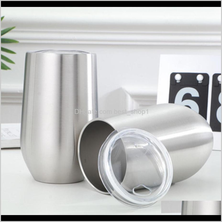 

Mugs 16Oz Egg Cup Wine Tumbler Water Mug 188 Stainless Steel Insulated Vacuum Double Wall Thermos With Lid Champagne Glass Bottle Flas Tufil