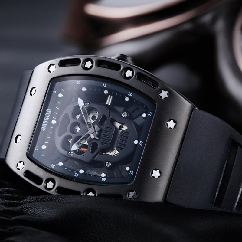 Wristwatches BAOGELA Men Watches Fashion Pirate Hollow Silica Clock Male Casual Sport Watch Luminous Sports Wristwatch-image-699923263