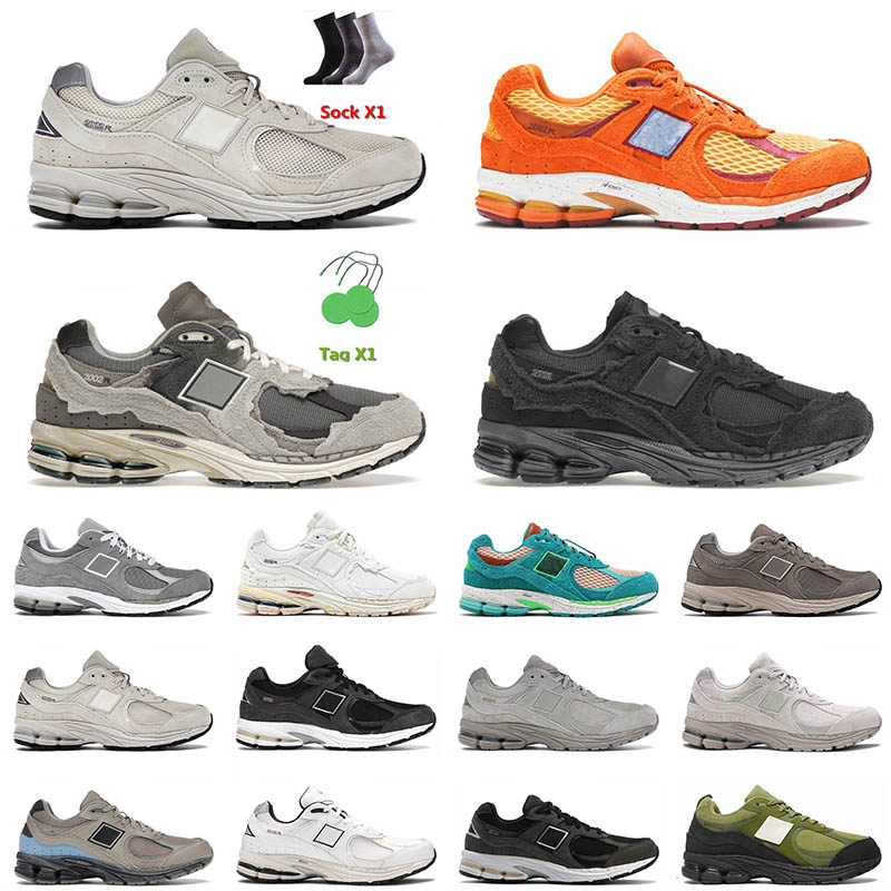 

2022 Top Quality Sports 2002R NB Running Shoes for Mens Women Triumph Green Protection Pack Phantom Dark Grey Bone Light Aluminum Trainers Sneakers, C20 superrep black purple 36-45