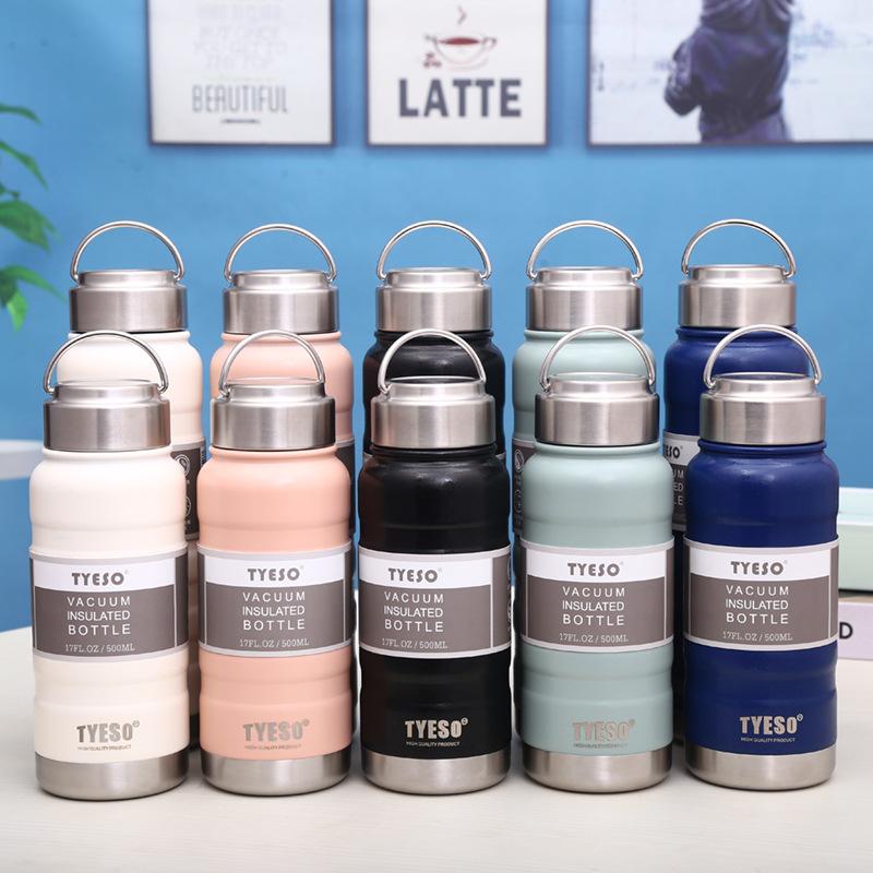 

Outdoor Travel Convenient Portable Stainless Steel Insulated Cup Sports Large Capacity Mountaineering Supplies Gift C Water Bottles