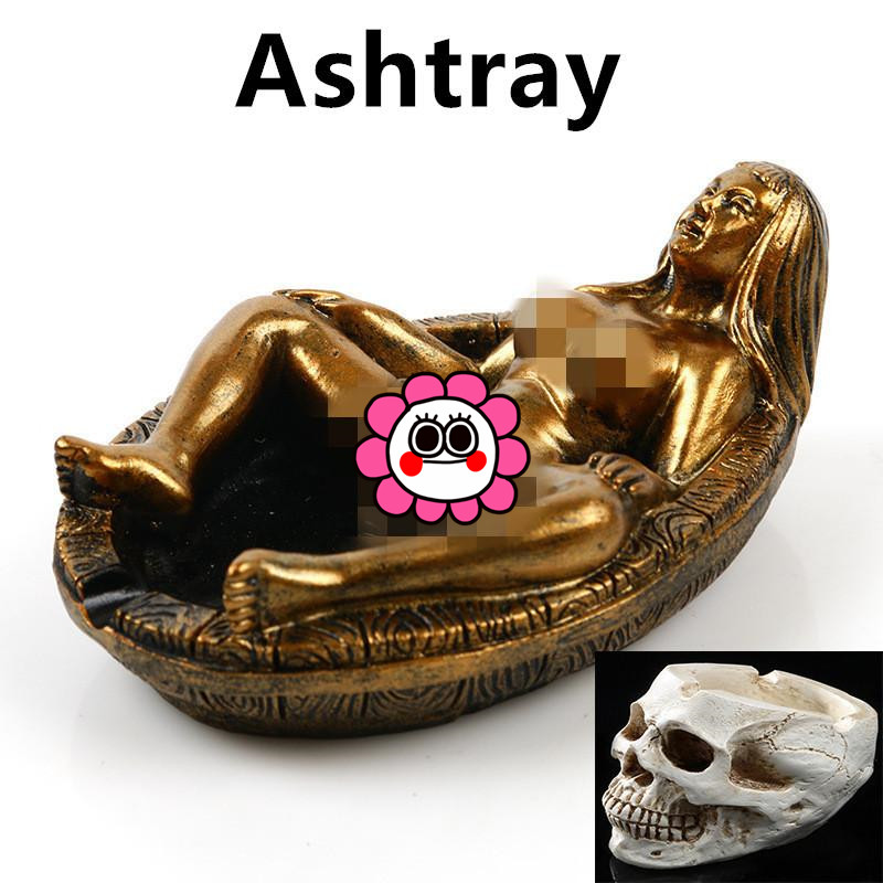 

Funny Resin Ashtray Creative Handicraft Ashtrays Anti-shock Smoke Ash Tray Fashion Environmental Hotel Home for Smoking Accessories