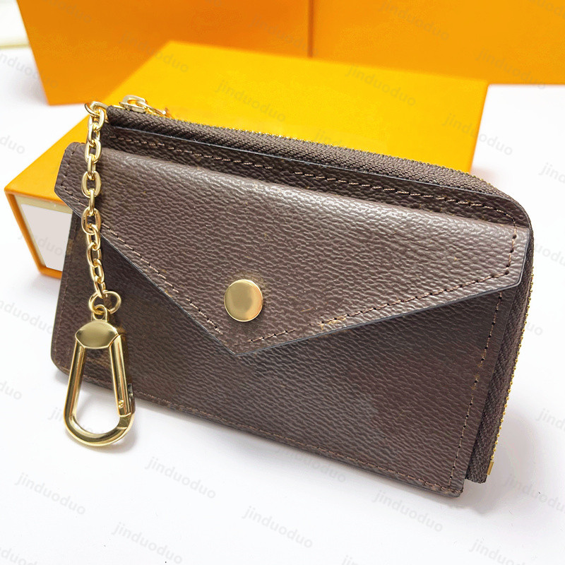 

Top quality Luxurys purse Designers zipper card holder M69431 Zippy RECTO VERSO Key Pouch cards Pochette coins men Genuine leather women Holders Lambskin Wallets, Carton