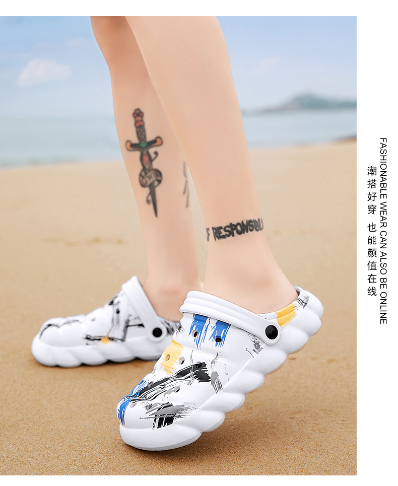 

Men Slippers Breathable Leisure Beach Sandals Summer Slip-on Shoes Expert Design Quality Latest Style Original Status, Grey