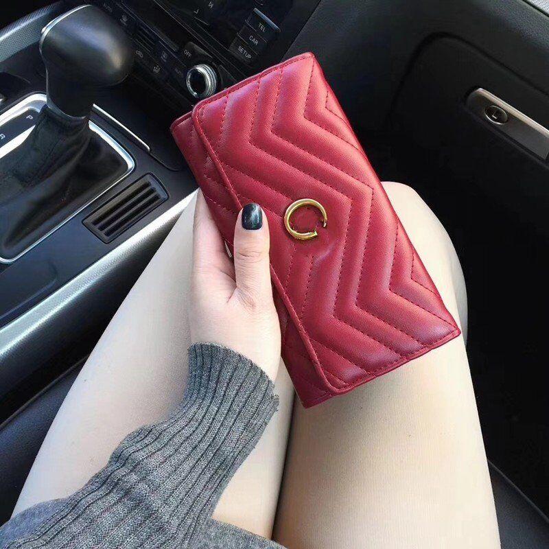 

Newest Latest Long Wallet for Women Purse Zipper Bag Ladies Card Holder Pocket Coin Hold 2 colors, Black