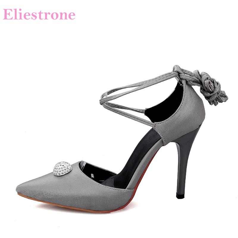 

Brand S Summer Blue White Women Nude Party Sandals Sexy Lady Evening Shoes High Heel SH191 Plus Big Size  33 45, Black