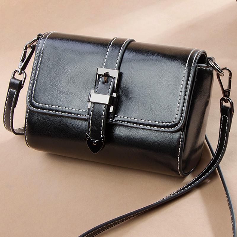 

Fashion PU Leather Crossbody Bags For Women Lady Handbags And Purses Female Shoulder Bag Sac Femme Messenger Cross Body, Black