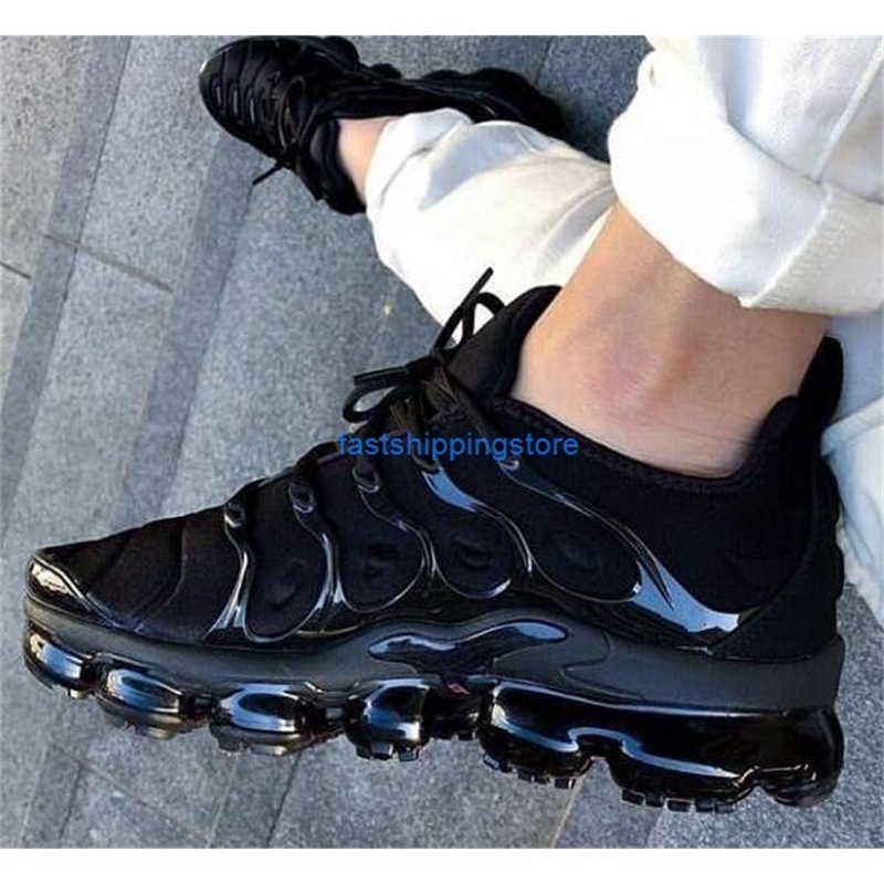 

Plus TN Triple Black Tn Ultra HYBRID BLACK DARK GREY Silver Mens With Box Running Male TRIPLE Men, Color-9