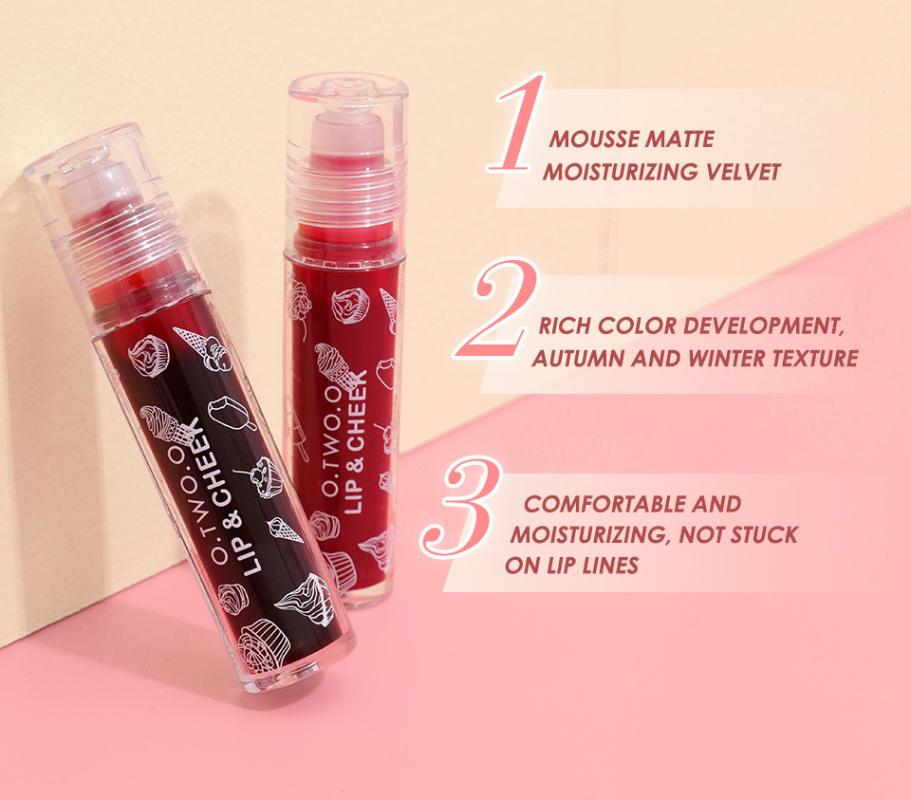

Lip Gloss Roller And Cheek Dual-use Stain To Naturally Enhance TheComplexion6.5ML